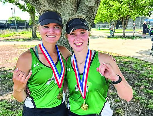 2025 Girls Doubles District Champions