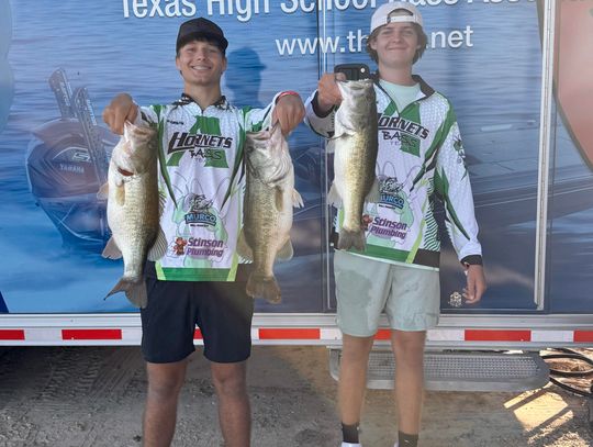 AHS duo reels in third at THSBA tournament