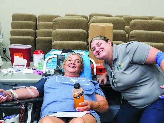 Azle a top contender in blood donations
