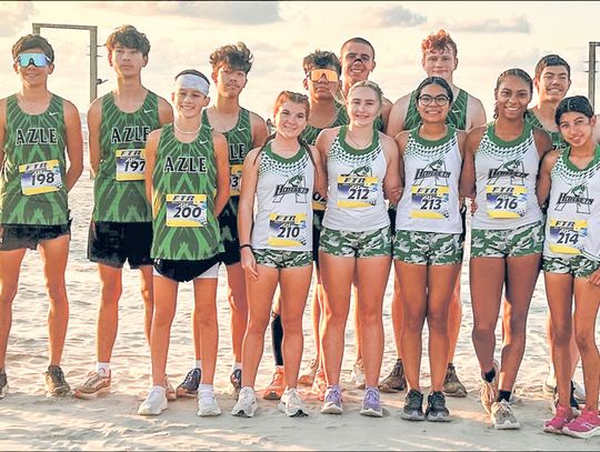 Azle boys and girls were runners-up at the Galveston Beach Run