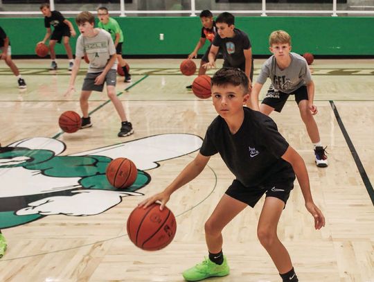 Campers learn fundamentals at Hornet Hoops Camp