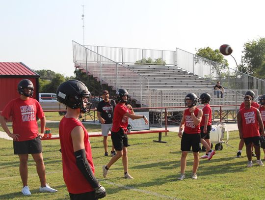 Crusaders kick off fall practice