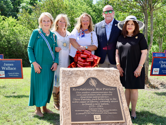 DAR, heritage society dedicate America 250 plaque