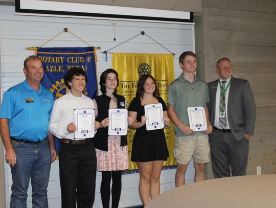 Rotary honors four AHS students