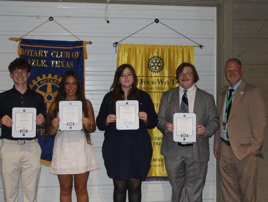 Rotary lauds October Students of the Month