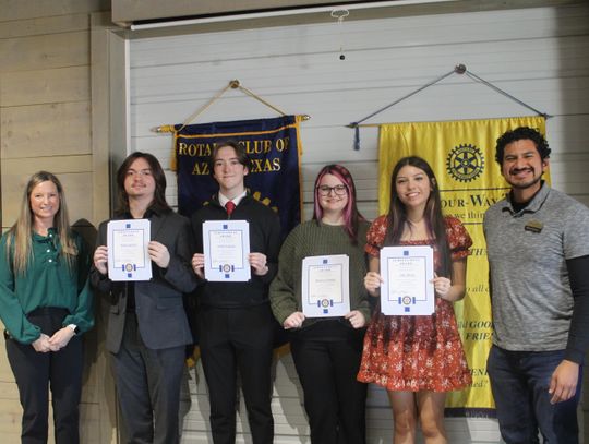 Rotary recognizes four AHS students