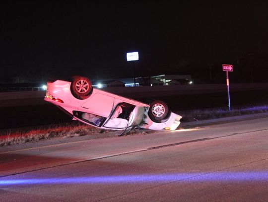 Vehicle overturns on Southeast Parkway in Azle