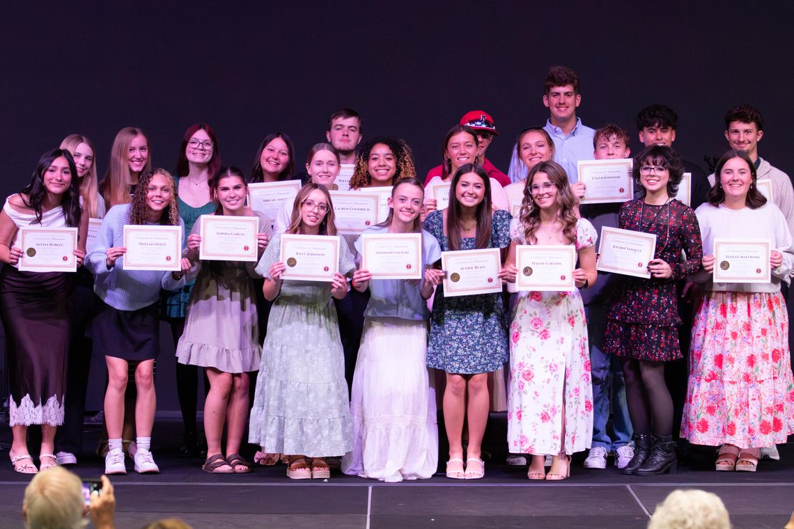ACS students inducted into honors association