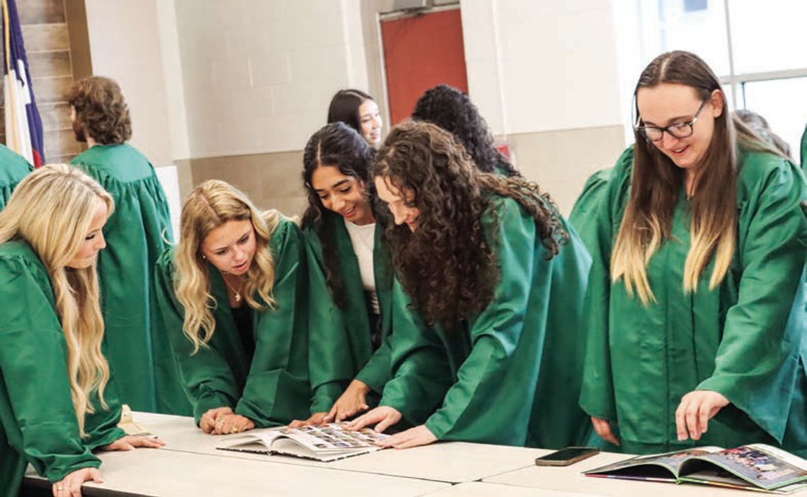 Azle High School seniors walk Silver Creek
