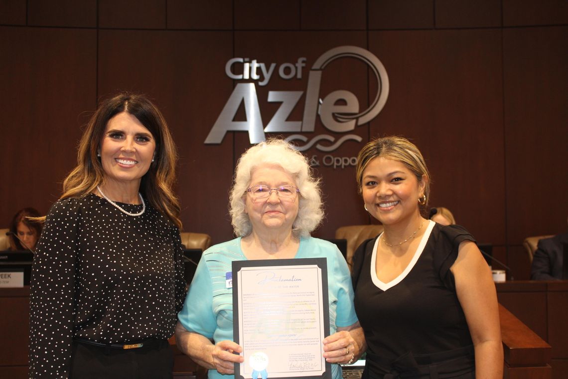 Azle recognizes Senior Center Month with proclamation