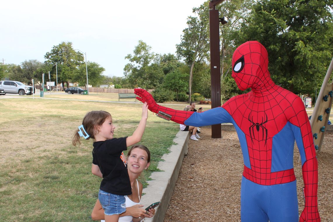 Azle’s friendly neighborhood Spider-Man Azle’s friendly neighborhood Spider-Man