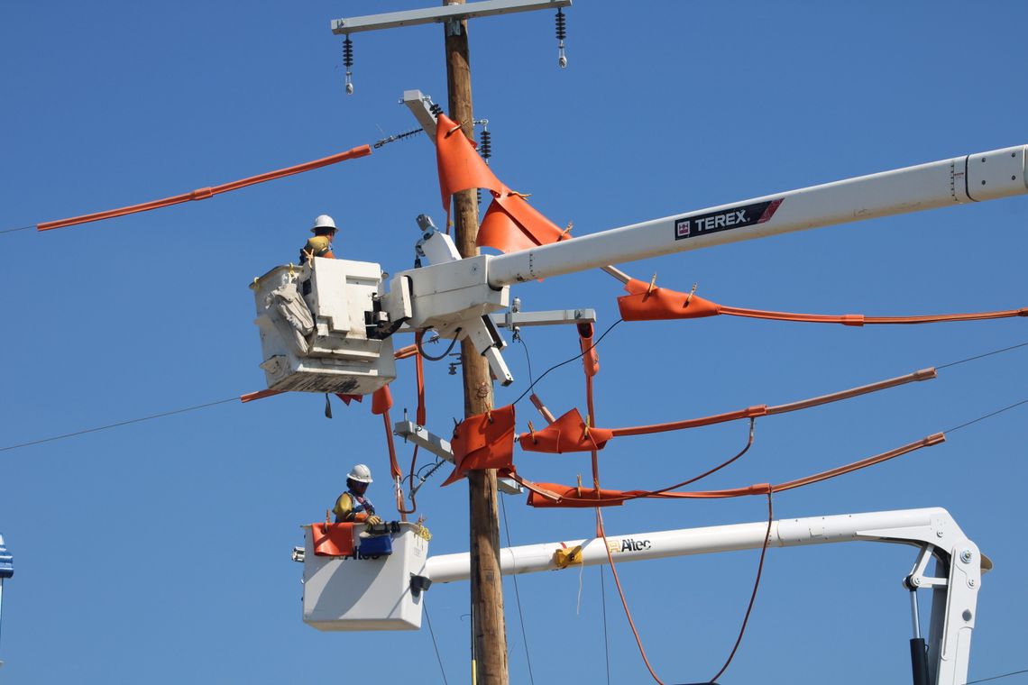 Azle utility poles get fiberglass upgrade from Oncor