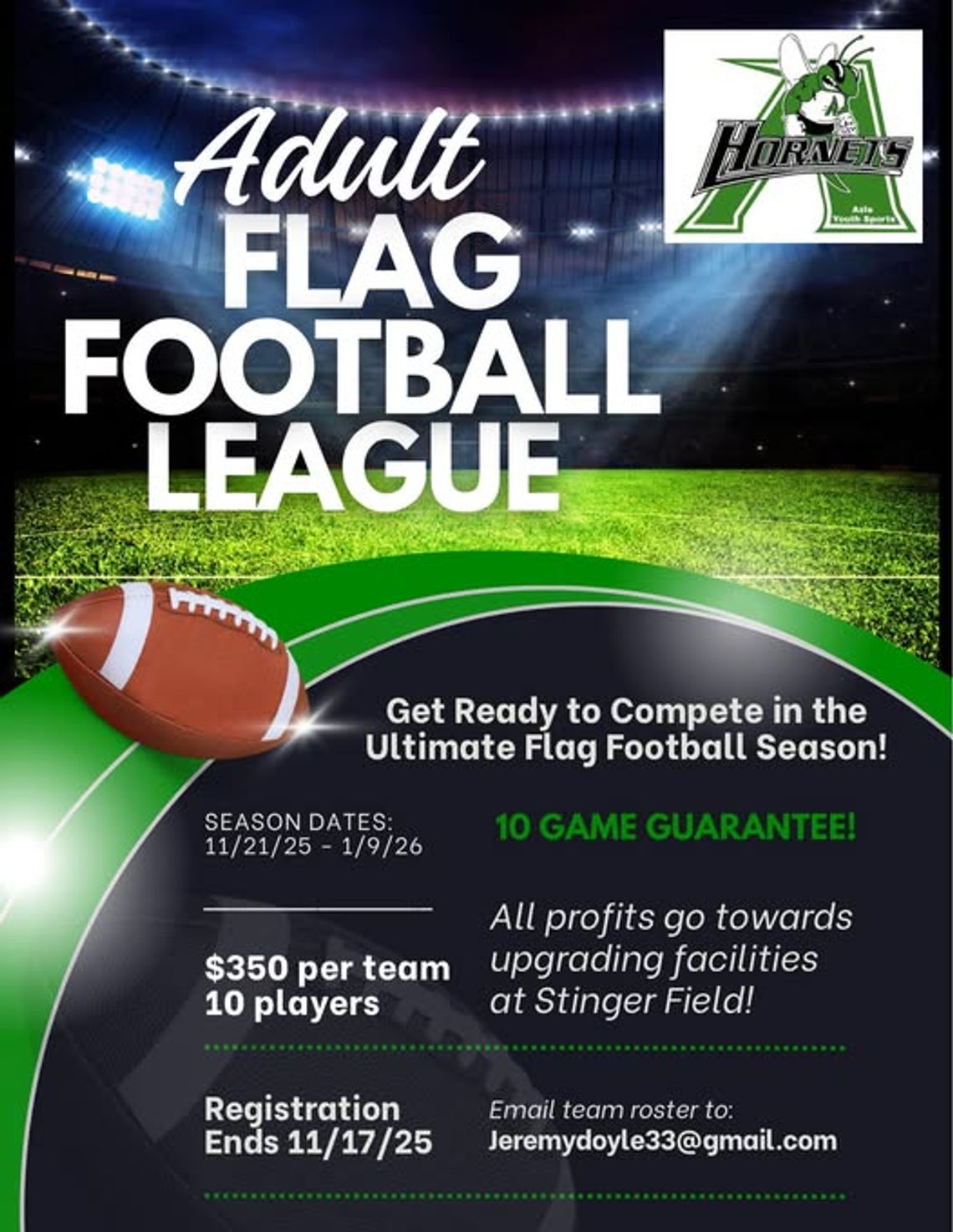 Azle Youth Sports launches adult flag football league