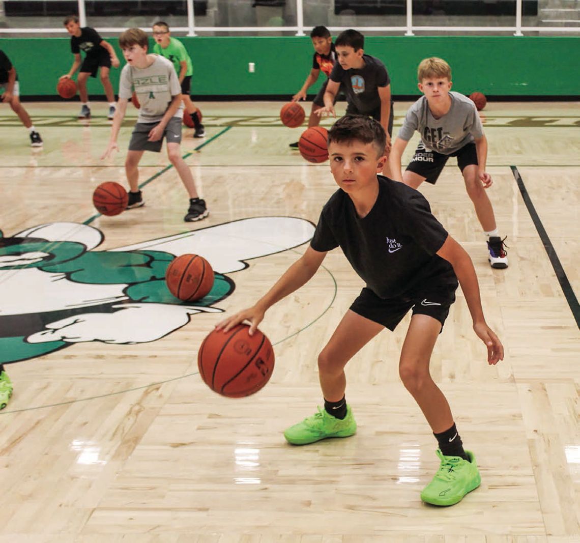 Campers learn fundamentals at Hornet Hoops Camp