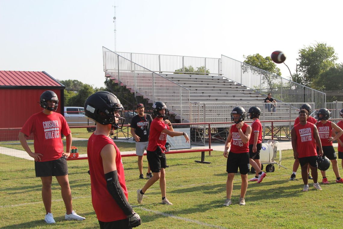 Crusaders kick off fall practice Crusaders kick off fall practice