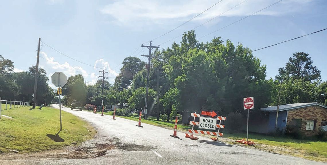 Detour ahead: W.N. Woody Road