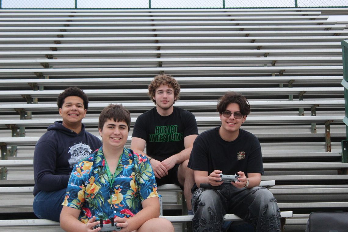 Drones take flight at AHS football practice