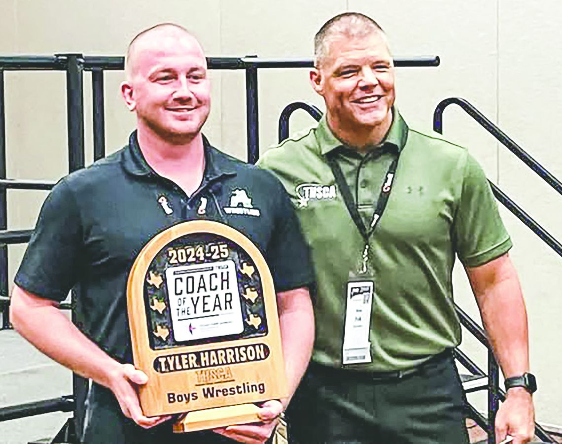 Harrison named THSCA Wrestling Coach of the Year