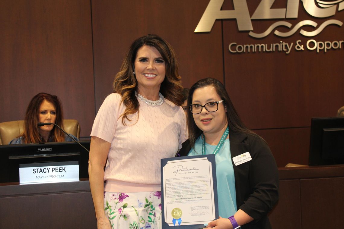 Mayor Goode declares April Sexual Assault Awareness Month Mayor Goode declares April Sexual Assault Awareness Month