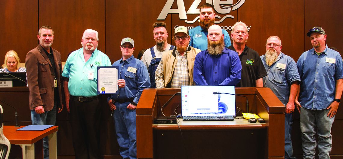 Outgoing Mayor Alan Brundrett