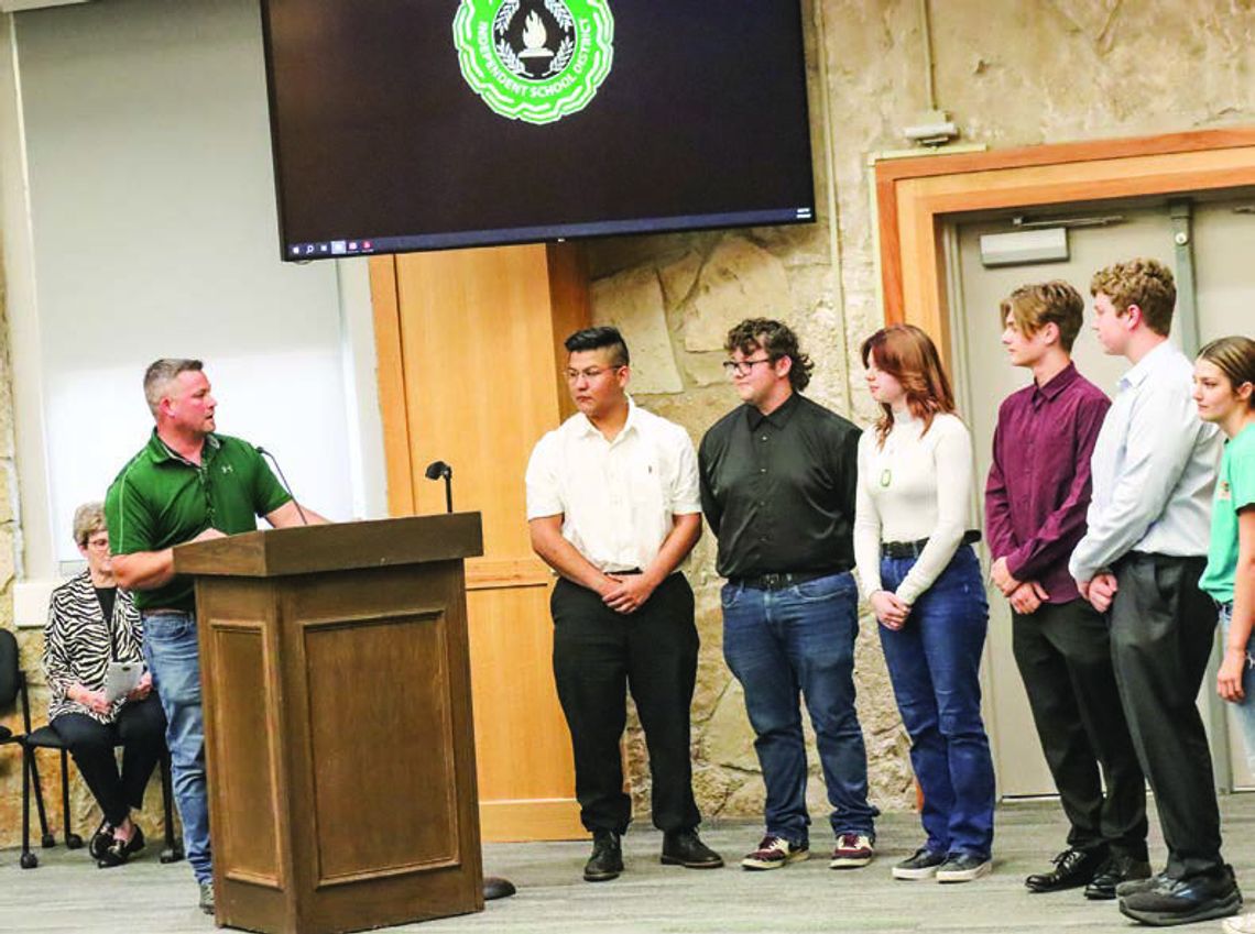Regional, state qualifiers recognized at May school board meeting