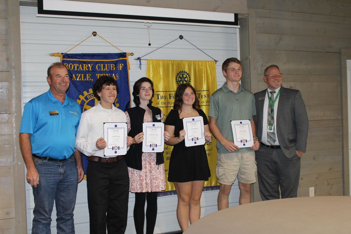 Rotary honors four AHS students