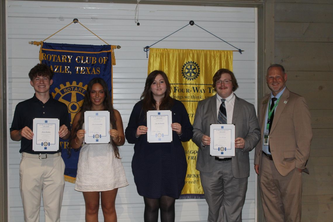 Rotary lauds October Students of the Month Rotary lauds October Students of the Month