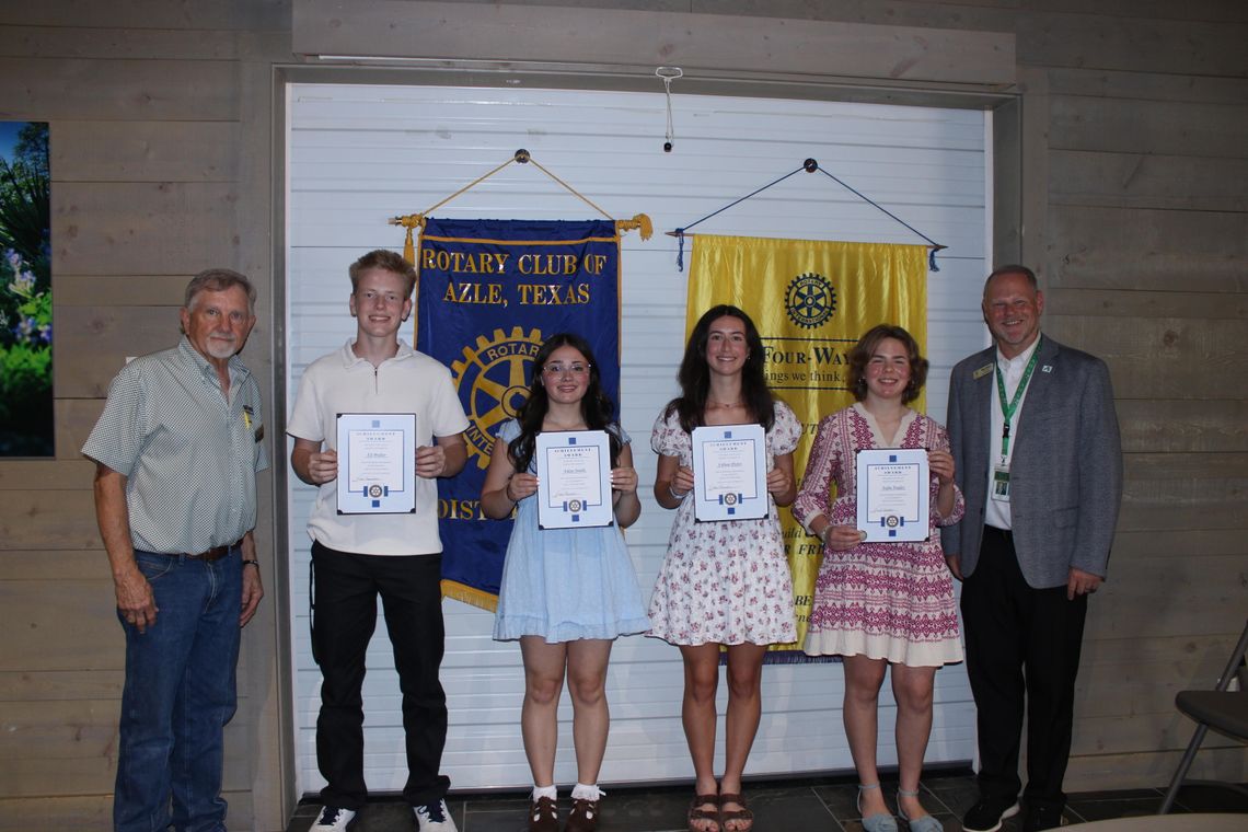 Rotary recognizes four AHS seniors Rotary recognizes four AHS seniors