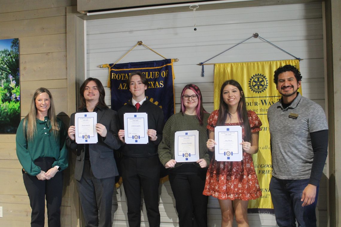Rotary recognizes four AHS students