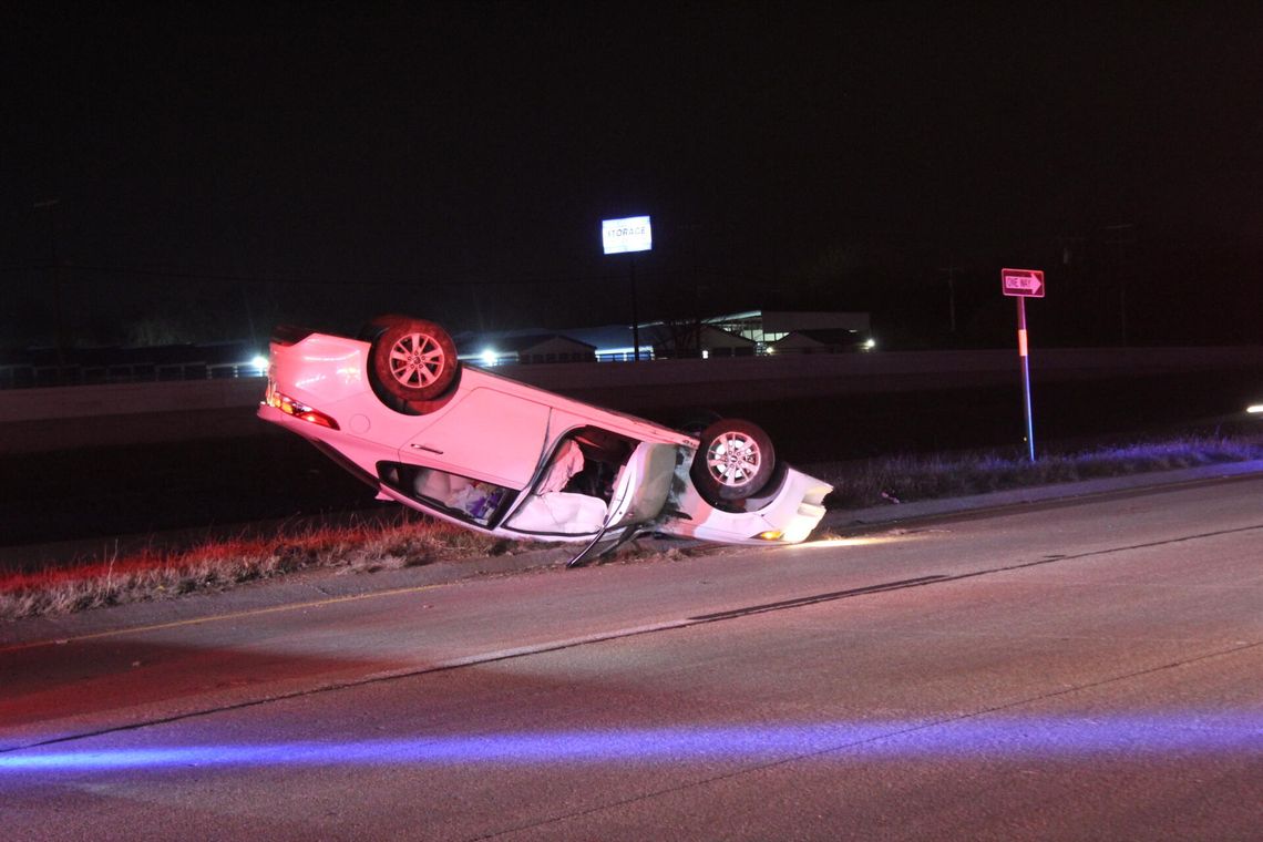 Vehicle overturns on Southeast Parkway in Azle