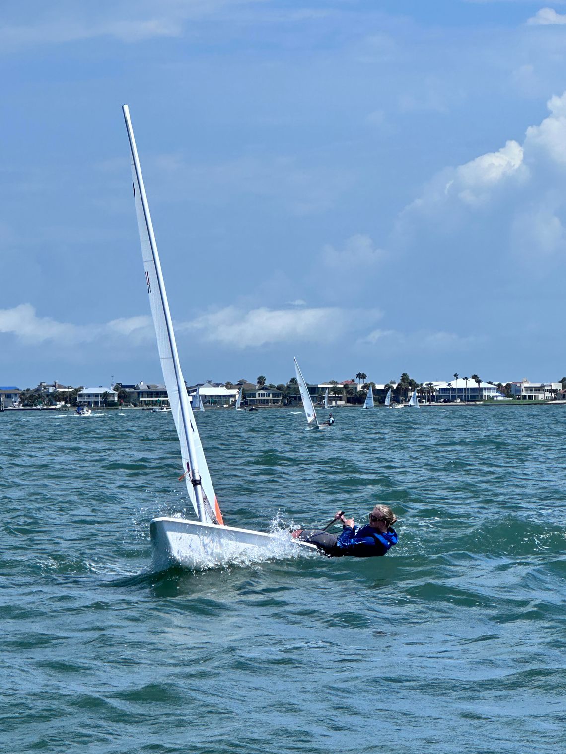 Wind in her sails Wind in her sails