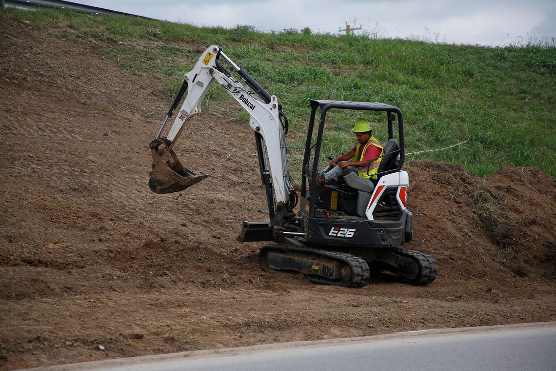 Work underway to beautify central Azle intersection