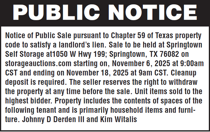 Public Notice Public Notice