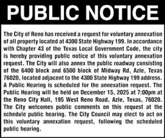 Public Notice 1 Public Notice 1