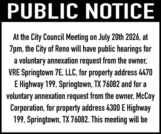 Public Notice